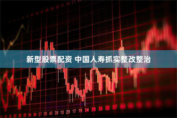 新型股票配资 中国人寿抓实整改整治